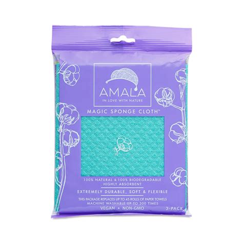 Amala sponge cloth with cleaning magic